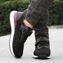 Load image into Gallery viewer, Elecsop Walking Shoes Women, Adjustable Strap Casual Walking Shoes with Velcro Elderly Women, Comfortable Wide Width Sneakers for Women