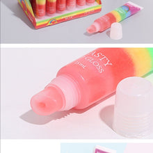 Load image into Gallery viewer, 6/24pcs Rainbows Natural Kids Baby Girls Lips Balm Care Bulk jelly sugar lip balm delicious lipstick shiny Lip tint Wholesale