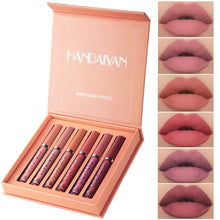 Load image into Gallery viewer, 6 Colors Matte Lip Gloss Ultra Velvet Matte Sexy Liquid Lipstick Waterproof Long Lasting Moisturizing Lip Stick Girls Lip