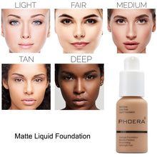 Load image into Gallery viewer, 60g PHOERA Foundation Makeup Full Coverage Fast Base Brighten Long-Lasting Shade Face Foundation NE