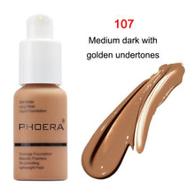Load image into Gallery viewer, 60g PHOERA Foundation Makeup Full Coverage Fast Base Brighten Long-Lasting Shade Face Foundation NE
