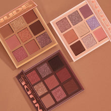 Load image into Gallery viewer, 9Colors Eyeshadow Palette Metallic Shimmer Matte Rich Colors Personality Glamour Daily Night Party Lady Eye Eyelid Beauty Makeup