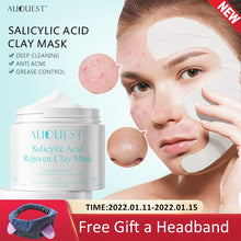 Load image into Gallery viewer, Blackhead Remover Salicylic Acid Face Mask Facial Cleansing Against Black Dots Acne White Clay Mask Cream Skincare Cosmetics