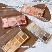 Load image into Gallery viewer, DIKALU 10 Colors Eyeshadow Pearly Matte Earth Color Eyeshadow Palette Shiny Sequins Eye Shadow Eye Pigments Long Lasting Makeup
