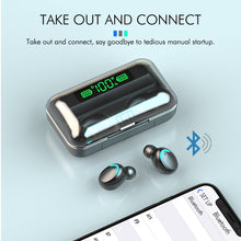 Load image into Gallery viewer, F9 Wireless Headphone Bluetooth Earphones Waterproof Earpieces Sport Earbuds For Huawei Iphone Xiaomi TWS Music Headset F9-5C