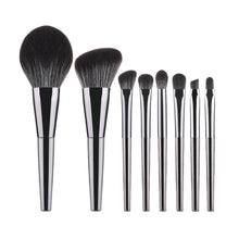 Load image into Gallery viewer, FLD 11/8pcs Natural Hair Green Makeup Brushes Foundation Powder Eyeshadow Eyebrow Brush Set Cosmetic Tool Profesional Maquillaje