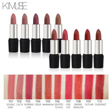 Load image into Gallery viewer, Kimuse Miao Color Small Black Diamond Allure Twilight Lipstick Matte Velvet Discoloration Resistant Lipstick Beauty KS501