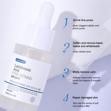 Load image into Gallery viewer, Lactobionic Acid Pore Shrink Face Serum Hyaluronic Acid Moisturizing Nourish Essence Firming Brighten Korean Skin Care Products