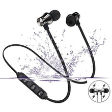 Load image into Gallery viewer, Magnetic Wireless Earphone Bluetooth Earphone Stereo Sports Waterproof Earbuds Wireless in-ear Headset with Mic Free shipping