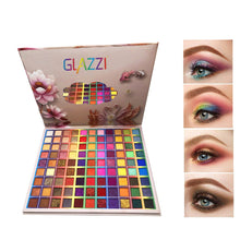 Load image into Gallery viewer, OWOSC 99 Colors Eyeshadow Palette Glitter Shimmer Eye Shadow Powder Matte Glitter Eyeshadow Palette Cosmetic Makeup Kit