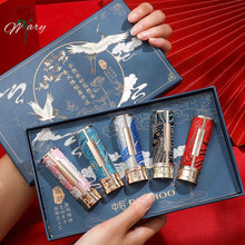 Load image into Gallery viewer, Rosemary 5 Colors Matte Lipstick Tubes Waterproof Long Lasting Sexy Chinese style Red Lipstick Makeup