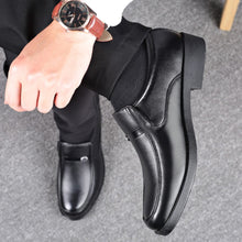 Load image into Gallery viewer, Mens Dress Shoes, Black Oxford Dress Shoes for Men Classic Lace-ups for Work and Formal Dressing
