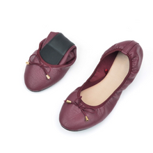 Load image into Gallery viewer, Elecsop Ballet Flats Shoes for Women, Bow Round Toe Flats for Women, Comfortable and Lightweight Women's Flats
