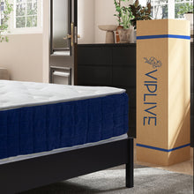 Load image into Gallery viewer, Full Mattress,VIPLIVE 10 Inch Hybrid Mattress in a Box, Individual Pocket Spring Mattress with Motion Isolation and Pressure Relief
