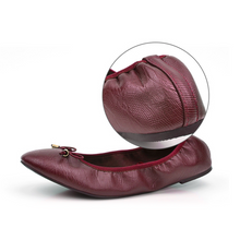 Load image into Gallery viewer, Elecsop Ballet Flats Shoes for Women, Bow Round Toe Flats for Women, Comfortable and Lightweight Women's Flats

