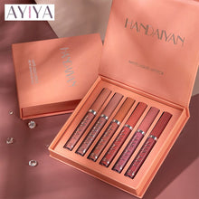 Load image into Gallery viewer, 6 Colors Matte Lip Gloss Ultra Velvet Matte Sexy Liquid Lipstick Waterproof Long Lasting Moisturizing Lip Stick Girls Lip
