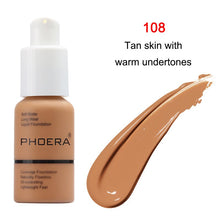 Load image into Gallery viewer, 60g PHOERA Foundation Makeup Full Coverage Fast Base Brighten Long-Lasting Shade Face Foundation NE
