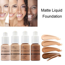 Load image into Gallery viewer, 60g PHOERA Foundation Makeup Full Coverage Fast Base Brighten Long-Lasting Shade Face Foundation NE
