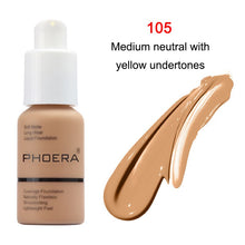 Load image into Gallery viewer, 60g PHOERA Foundation Makeup Full Coverage Fast Base Brighten Long-Lasting Shade Face Foundation NE
