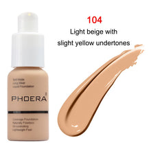 Load image into Gallery viewer, 60g PHOERA Foundation Makeup Full Coverage Fast Base Brighten Long-Lasting Shade Face Foundation NE
