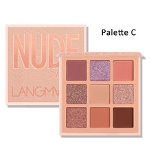 Load image into Gallery viewer, 9Colors Eyeshadow Palette Metallic Shimmer Matte Rich Colors Personality Glamour Daily Night Party Lady Eye Eyelid Beauty Makeup
