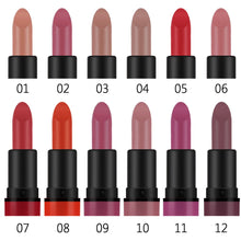 Load image into Gallery viewer, A Box of 12PCS Matte Lipstick Set, Waterproof 24 Hours Long Lasting 12 Colors=
