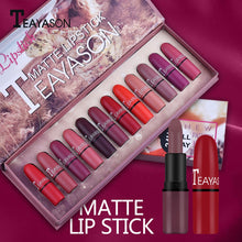 Load image into Gallery viewer, A Box of 12PCS Matte Lipstick Set, Waterproof 24 Hours Long Lasting 12 Colors=
