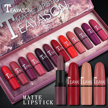Load image into Gallery viewer, A Box of 12PCS Matte Lipstick Set, Waterproof 24 Hours Long Lasting 12 Colors=
