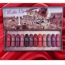 Load image into Gallery viewer, A Box of 12PCS Matte Lipstick Set, Waterproof 24 Hours Long Lasting 12 Colors=
