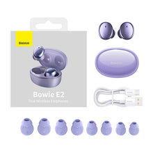 Load image into Gallery viewer, Baseus Bowie E2 TWS Earphones Bluetooth 5.2 Wireless Headphone 25Hour Sport Earbuds Flash Charge Low Latency HIFi Gaming Headset
