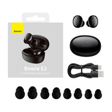 Load image into Gallery viewer, Baseus Bowie E2 TWS Earphones Bluetooth 5.2 Wireless Headphone 25Hour Sport Earbuds Flash Charge Low Latency HIFi Gaming Headset
