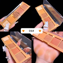 Load image into Gallery viewer, DIKALU 10 Colors Eyeshadow Pearly Matte Earth Color Eyeshadow Palette Shiny Sequins Eye Shadow Eye Pigments Long Lasting Makeup
