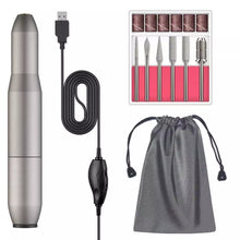 Load image into Gallery viewer, Electric Nail Drill Machine 20000 RPM Manicure Machine Set USB Charging Mill Cutter for Manicure Nail File Pedicure Tools

