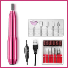 Load image into Gallery viewer, Electric Nail Drill Machine 20000 RPM Manicure Machine Set USB Charging Mill Cutter for Manicure Nail File Pedicure Tools

