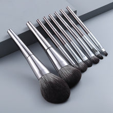 Load image into Gallery viewer, FLD 11/8pcs Natural Hair Green Makeup Brushes Foundation Powder Eyeshadow Eyebrow Brush Set Cosmetic Tool Profesional Maquillaje
