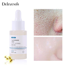 Load image into Gallery viewer, Lactobionic Acid Pore Shrink Face Serum Hyaluronic Acid Moisturizing Nourish Essence Firming Brighten Korean Skin Care Products
