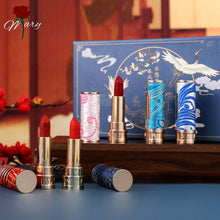 Load image into Gallery viewer, Rosemary 5 Colors Matte Lipstick Tubes Waterproof Long Lasting Sexy Chinese style Red Lipstick Makeup
