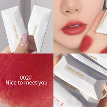Load image into Gallery viewer, VIBIEY Business Card Lip Glaze Velvet Matte Long Lasting Makeup 6 Colors Velvet Matte Long Lasting Waterproof Lipstick Sexy Matt
